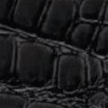 0905 - schwarz, glänzend, Krokodil
