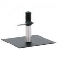 Bodenplatte mit arretierbarer Hydraulikpumpe, silber-schwarz - +171,00 €